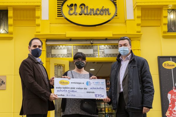Entrega del talón a AFADACER