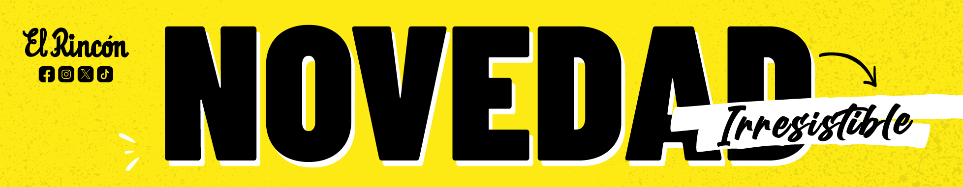 novedad irresistible banner