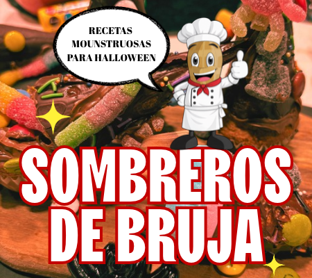 receta sombreros halloween